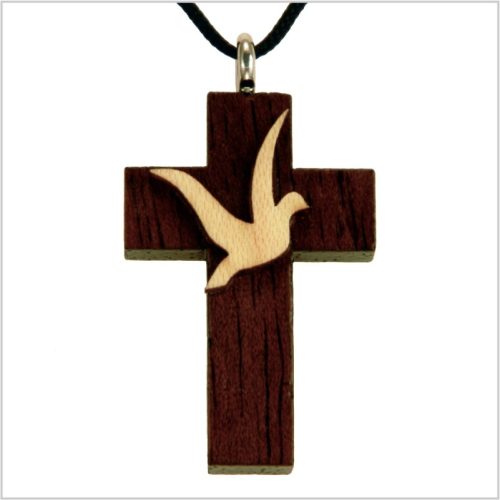 28D - Wooden cross, dove