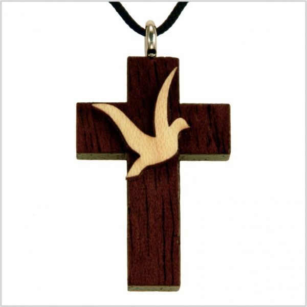28D - Wooden cross, dove