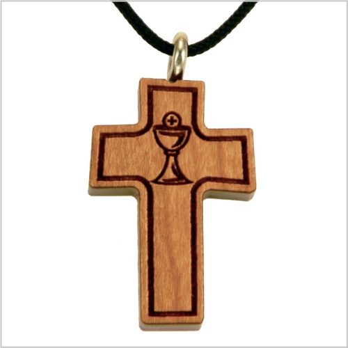 43A - Wooden cross chalice