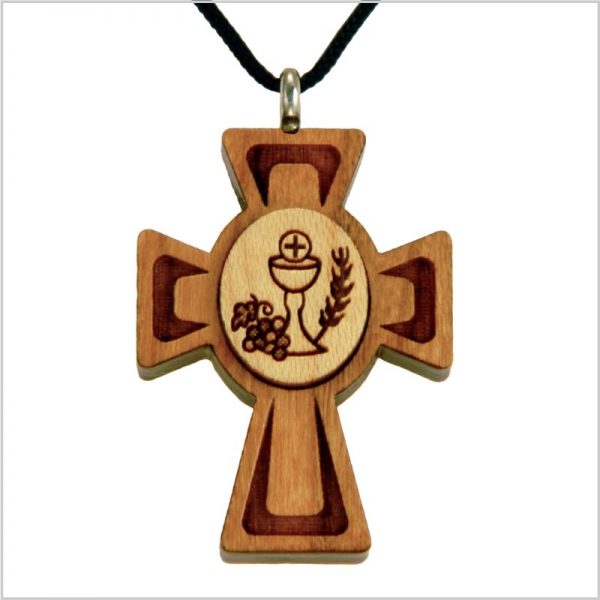 52A - Wooden cross, eucharist