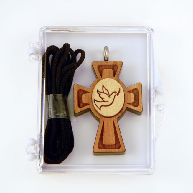 52C - Wooden cross, dove