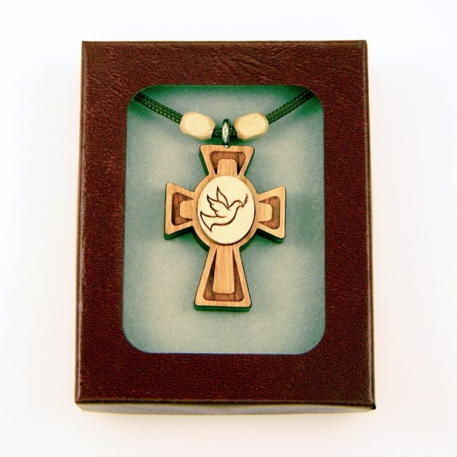52C - Wooden cross, dove