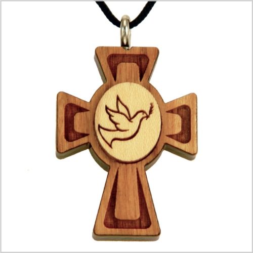 52C - Wooden cross, dove