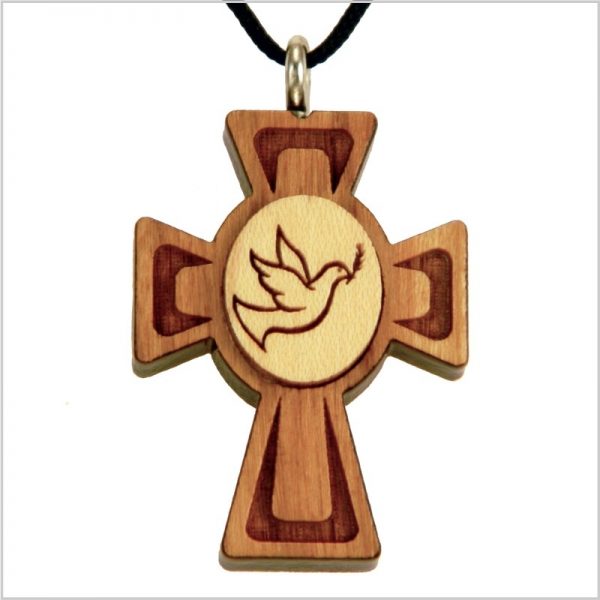 52C - Wooden cross, dove