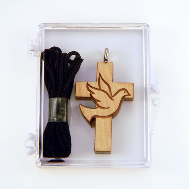 53A - Wooden cross, dove