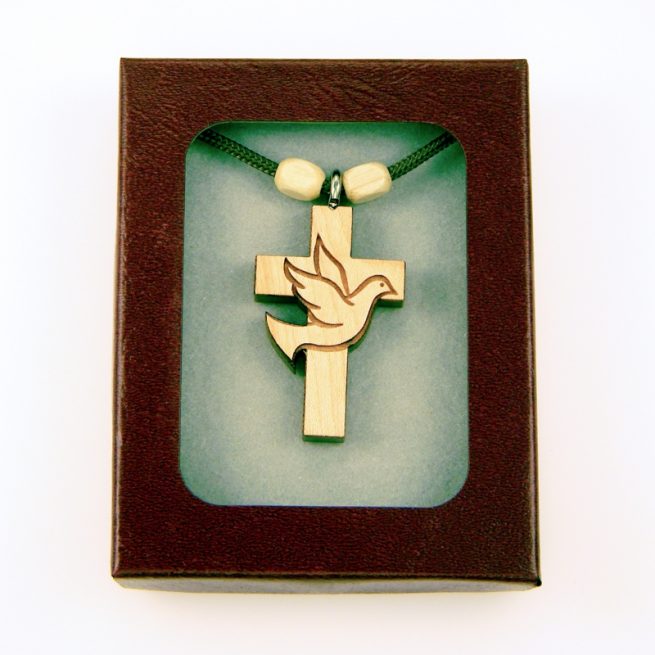 53A - Wooden cross, dove
