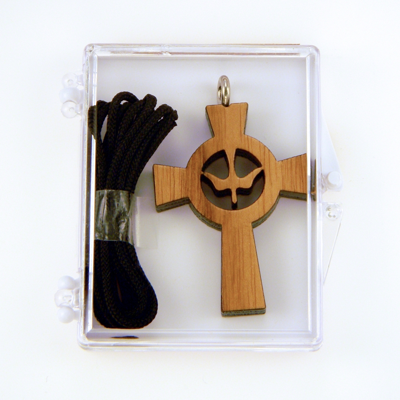 60C - Wooden cross, dove