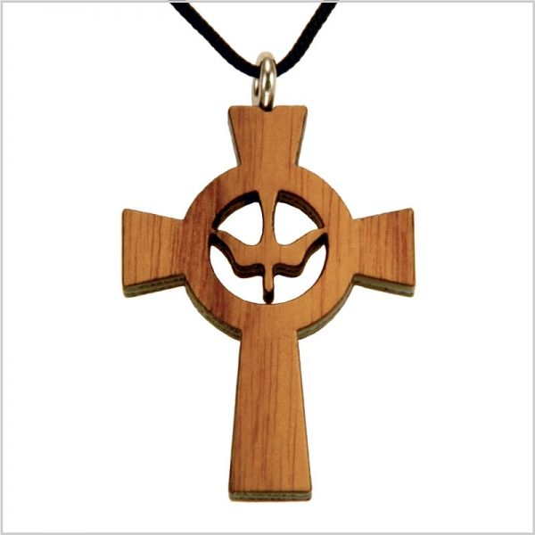 60C - Wooden cross, dove