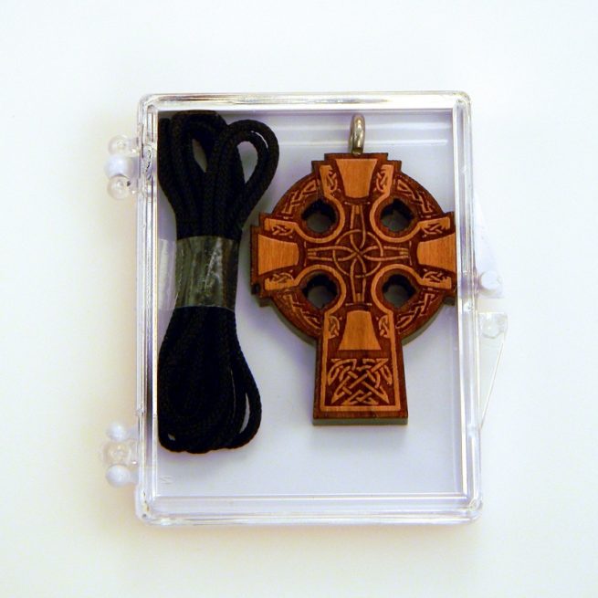 67C - Wooden celtic cross