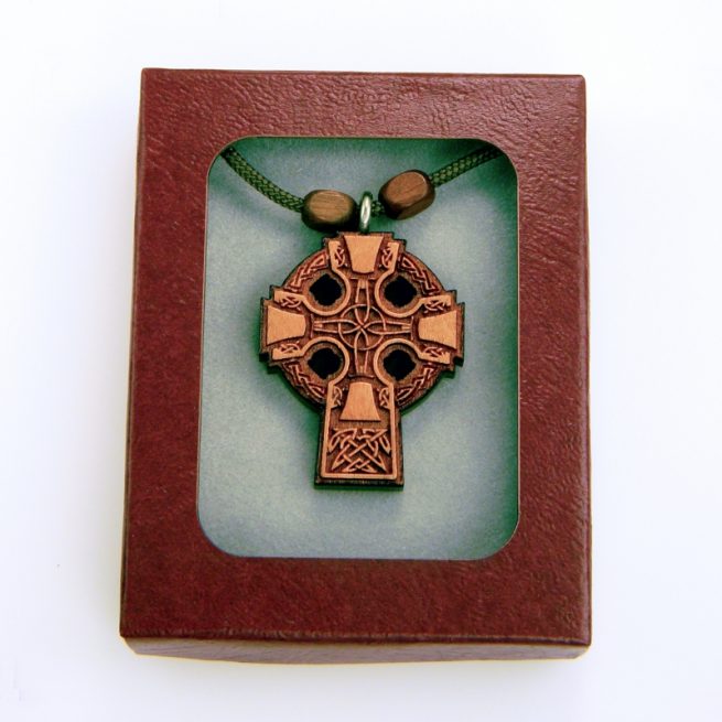 67C - Wooden celtic cross