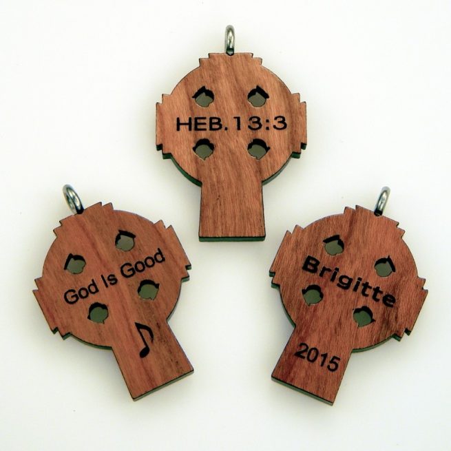 67C - Wooden celtic cross