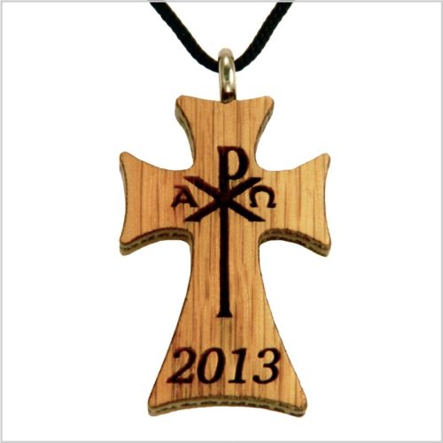 2000B - Wooden cross, alpha and omega