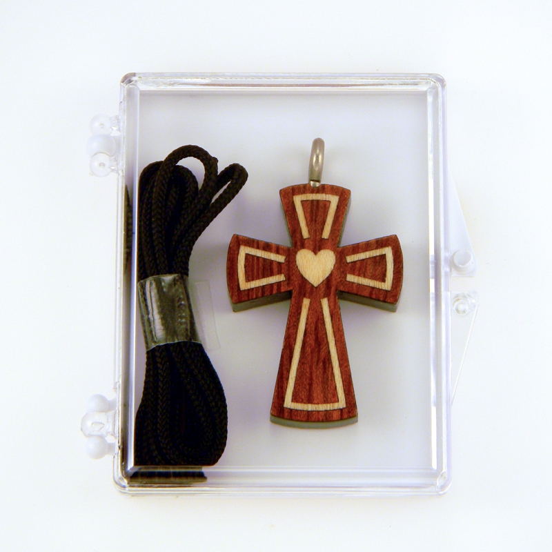 29A - Wooden cross, heart
