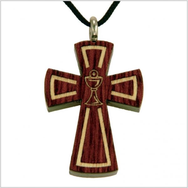 30B - Wooden cross, chalice