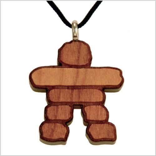 6R - Wooden inukshuk