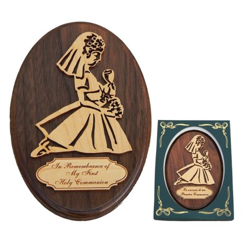 FB6 - Plaque communion for girl