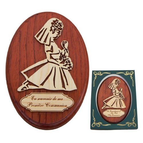 FR6 - Plaque communion for girl