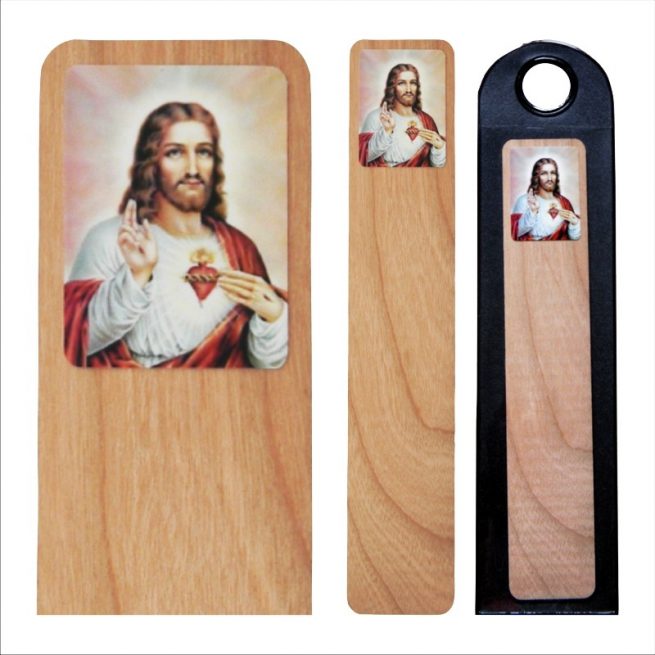 S205 - Bookmark sacred heart of Jesus