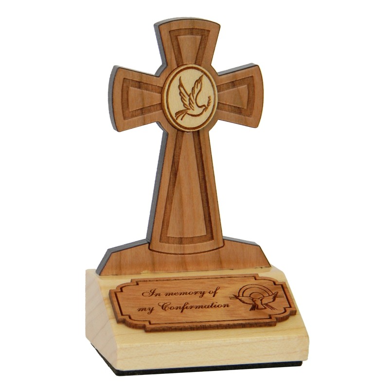 K83C - Trinket with cross, dove